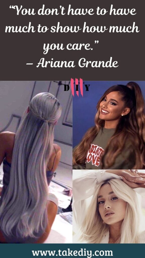 ariana grande blonde hair