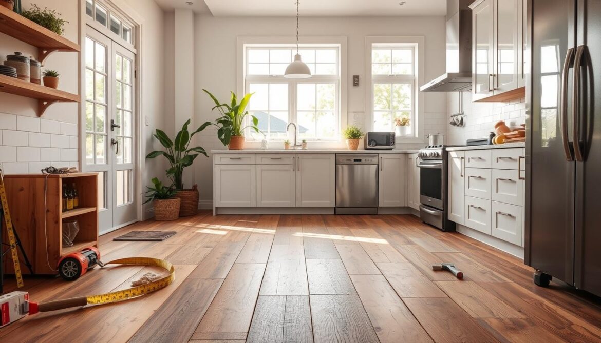 DIY-Kitchen-Flooring DIY Kitchen Flooring