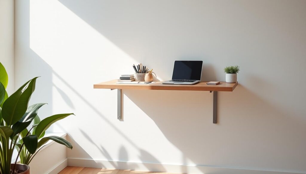 DIY floating desk