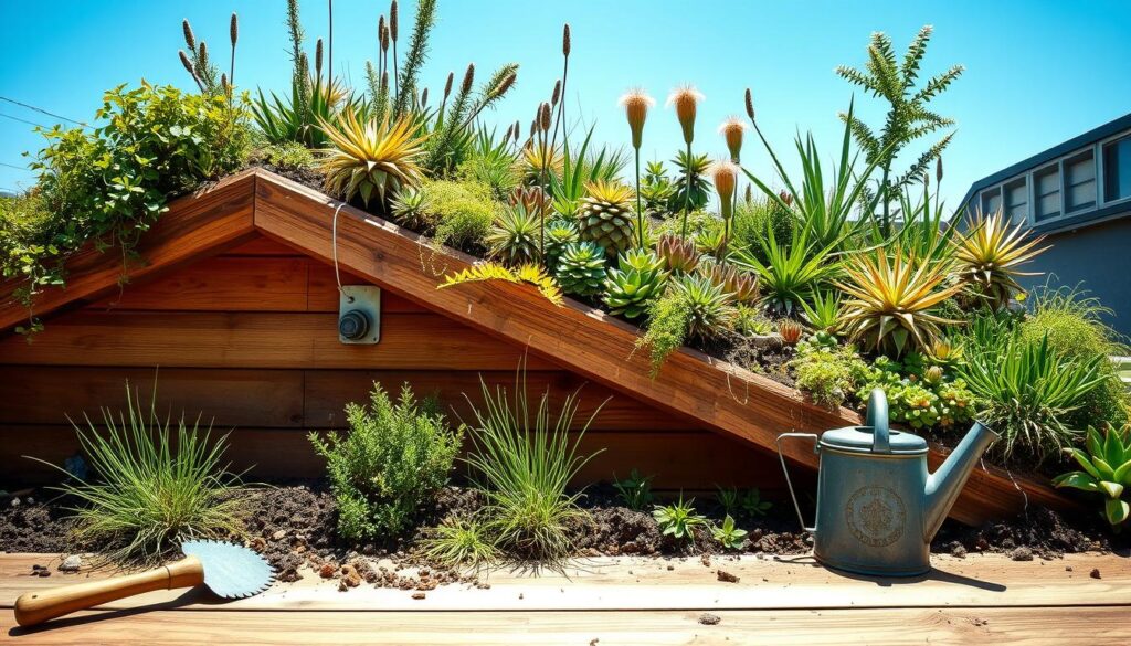 DIY green roof project