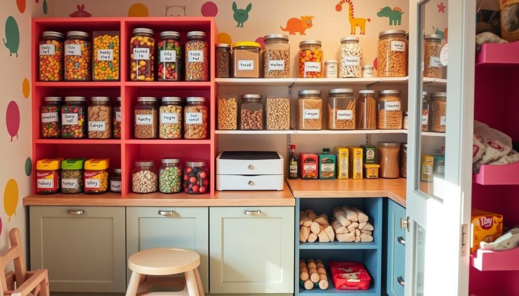 pantry organization for kids