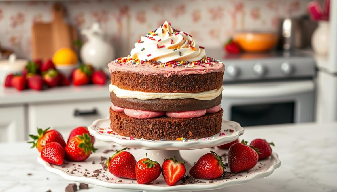 Neapolitan-Cake Neapolitan Cake