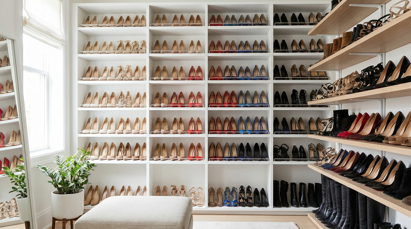 Smart Closet Organization: Affordable Vertical Shoe Storage Ideas