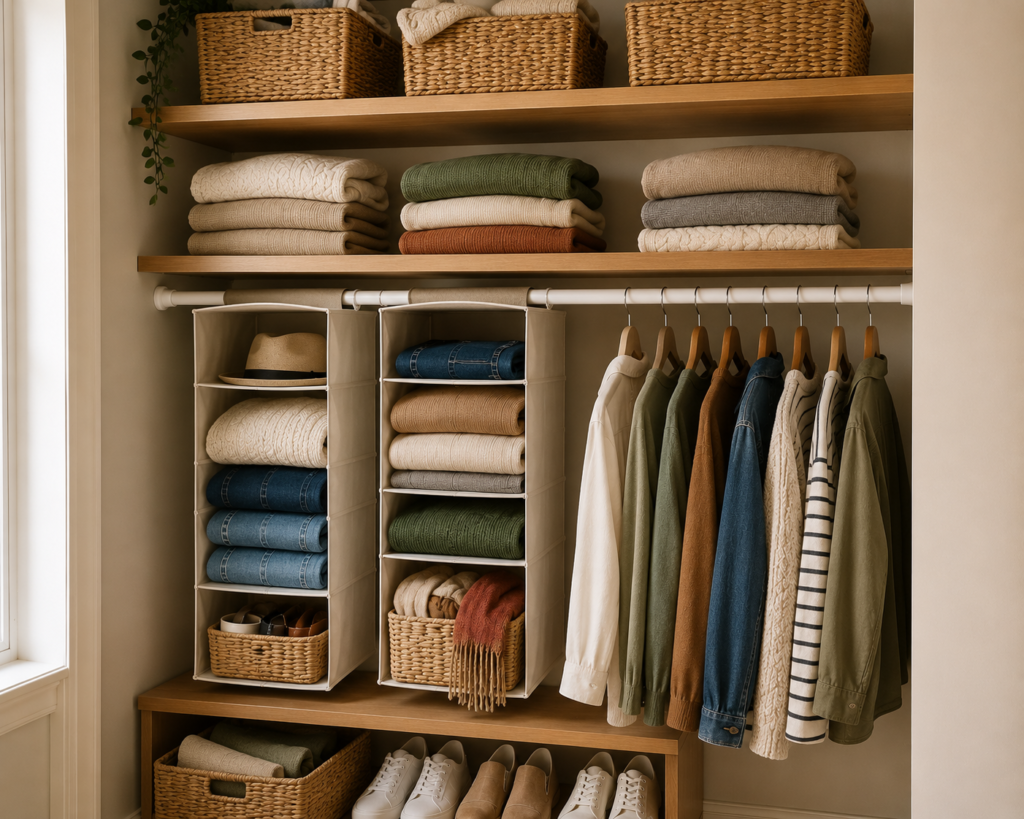 DIY wardrobe organization tips