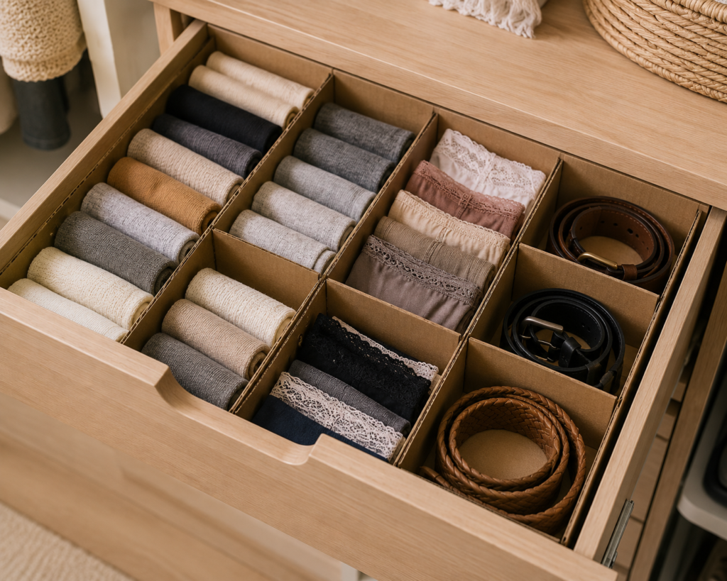 DIY wardrobe organization tips