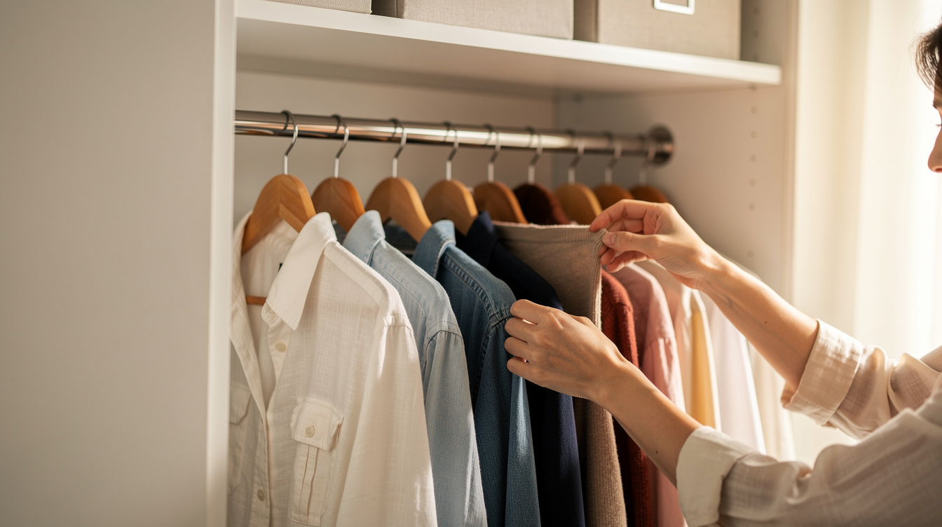 small closet organization