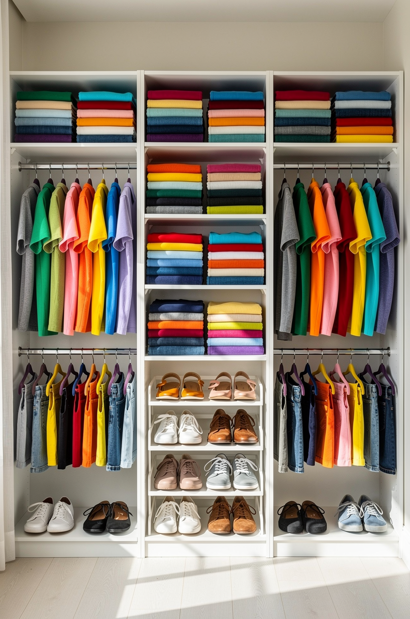 small closet organization